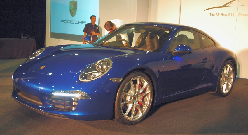 Seventh-gen Porsche 911, the 991, launched in Malaysia 88491