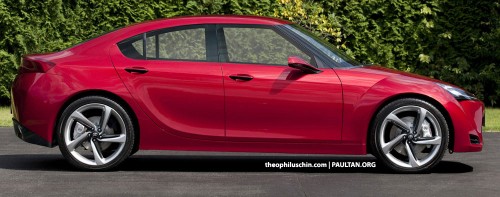 Compact sports sedan based on Toyota FT-86 platform