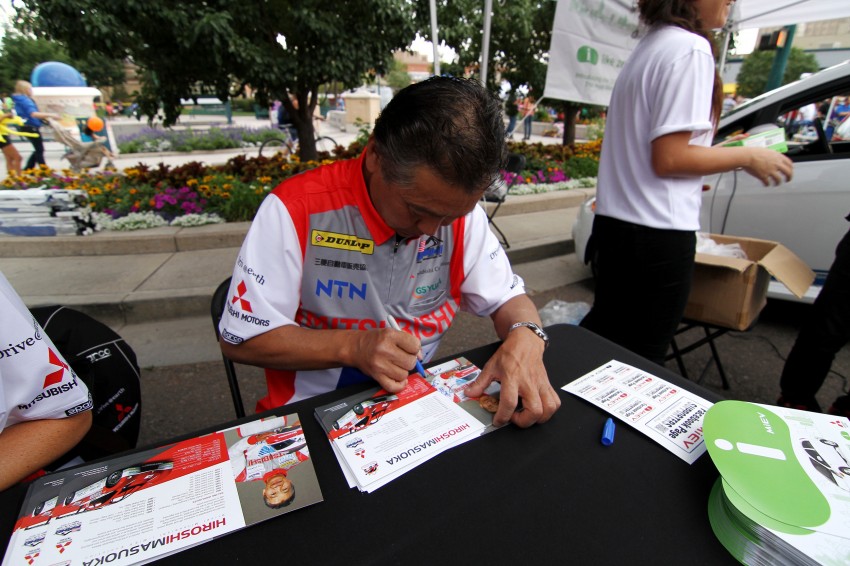 2012 Pikes Peak International Hill Climb Fan Fest – Mitsubishi Motors team and drivers meet the fans 124634