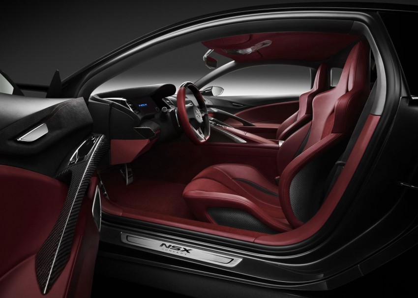 Honda/Acura NSX Concept updated and closer to production, cabin shown for the first time 150051
