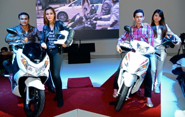 Honda Spacy and PCX bikes launched by Boon Siew