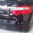 Toyota Camry XV50 snapped with aerokit at showrooms