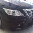 Toyota Camry XV50 snapped with aerokit at showrooms