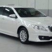 Toyota Camry XV50 snapped with aerokit at showrooms