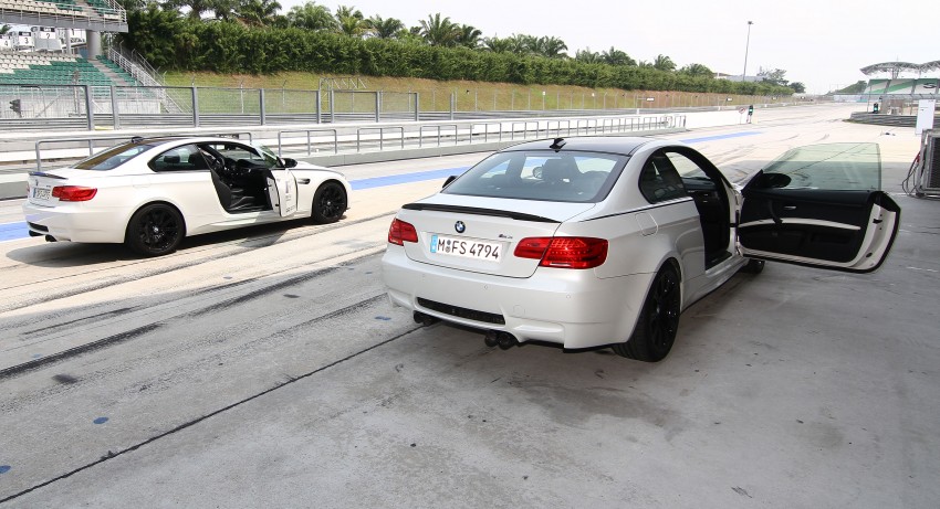 BMW M5 and M3 Coupe driven on track at the BMW M Track Experience Asia 2012, Sepang 117069