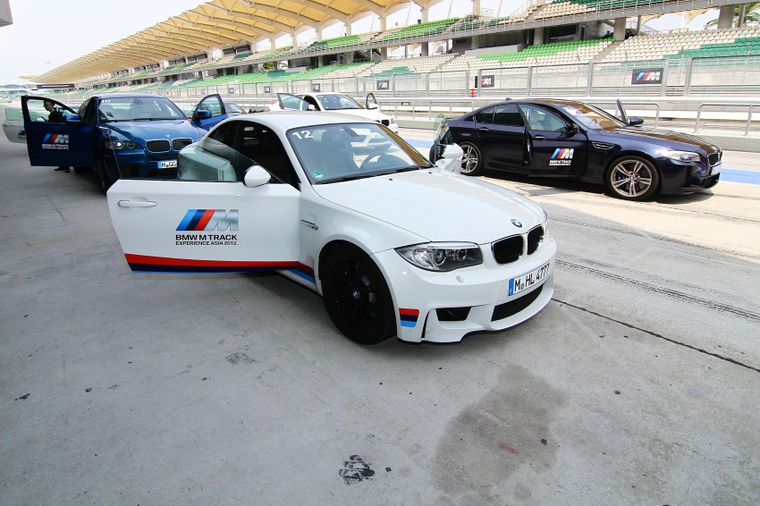 BMW M5 and M3 Coupe driven on track at the BMW M Track Experience Asia 2012, Sepang 117072