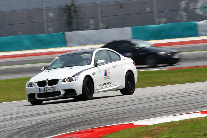 BMW M5 and M3 Coupe driven on track at the BMW M Track Experience Asia 2012, Sepang 117075