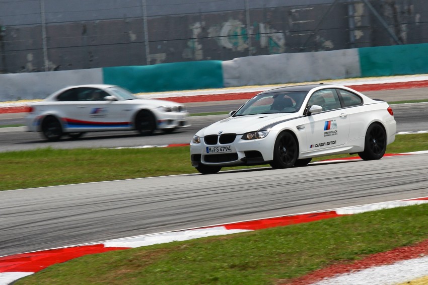 BMW M5 and M3 Coupe driven on track at the BMW M Track Experience Asia 2012, Sepang 117078