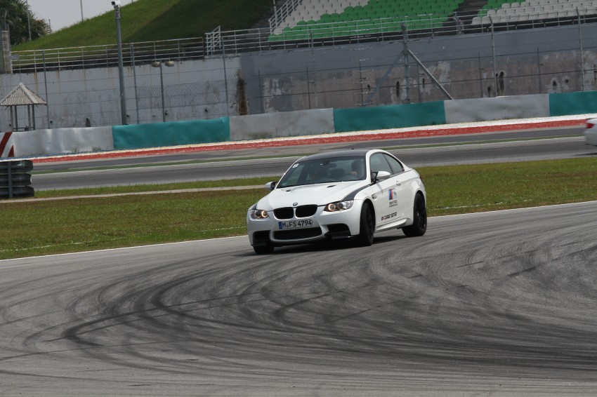 BMW M5 and M3 Coupe driven on track at the BMW M Track Experience Asia 2012, Sepang 117079