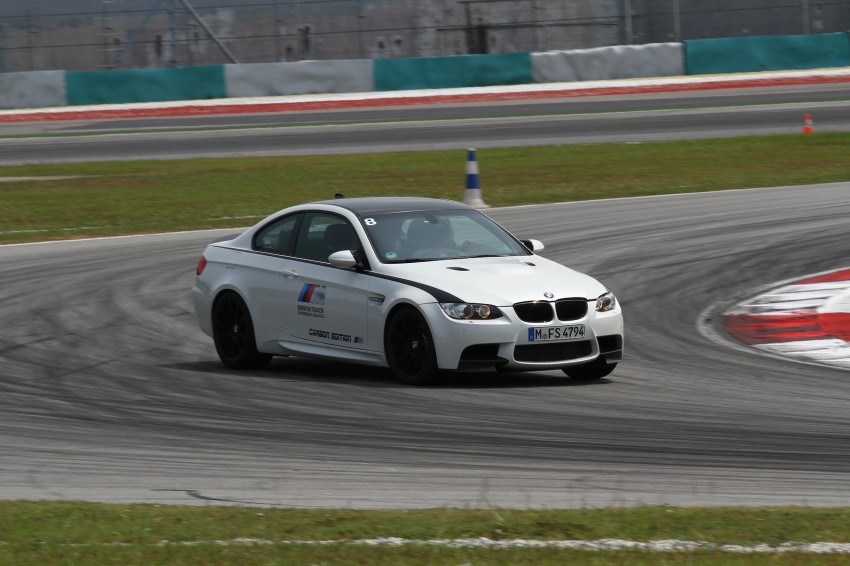 BMW M5 and M3 Coupe driven on track at the BMW M Track Experience Asia 2012, Sepang 117081