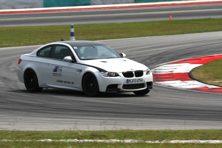 BMW M5 and M3 Coupe driven on track at the BMW M Track Experience Asia 2012, Sepang 117082