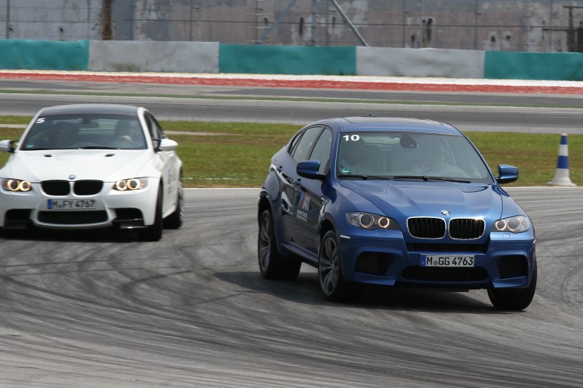 BMW M5 and M3 Coupe driven on track at the BMW M Track Experience Asia 2012, Sepang 117084