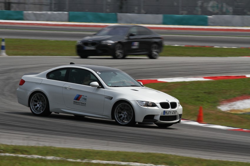 BMW M5 and M3 Coupe driven on track at the BMW M Track Experience Asia 2012, Sepang 117085