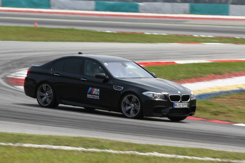 BMW M5 and M3 Coupe driven on track at the BMW M Track Experience Asia 2012, Sepang 117087