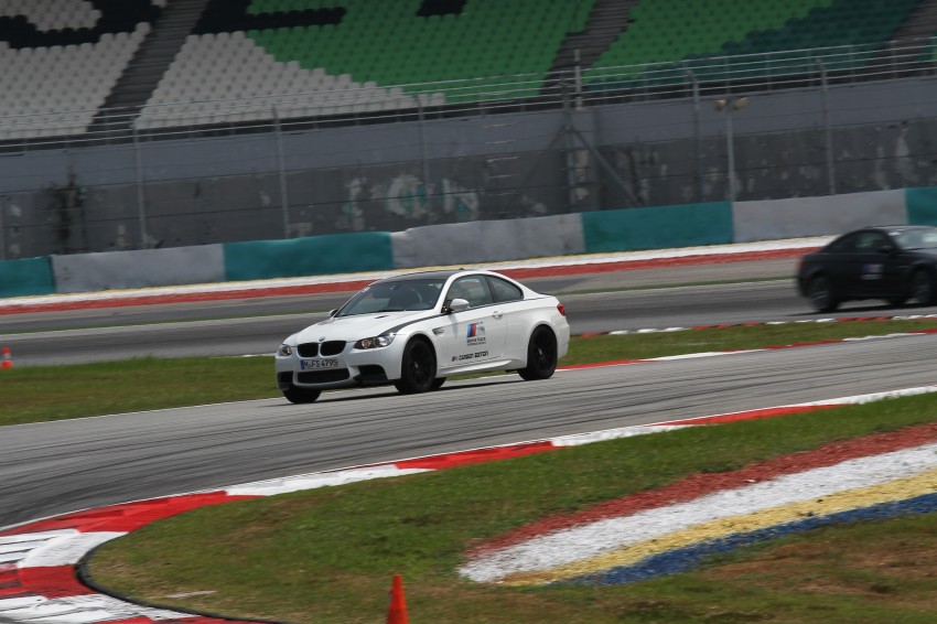 BMW M5 and M3 Coupe driven on track at the BMW M Track Experience Asia 2012, Sepang 117088