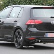 Mk7 Volkswagen Golf R prototype testing undisguised