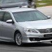 Toyota Camry XV50 – a brief test session at the SIC