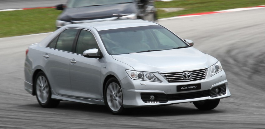 Toyota Camry XV50 – a brief test session at the SIC 109965