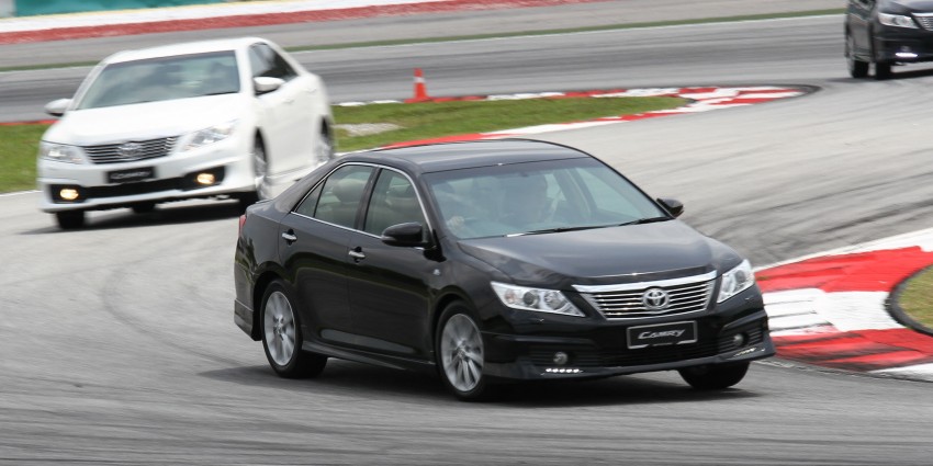 Toyota Camry XV50 – a brief test session at the SIC 109968