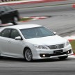Toyota Camry XV50 – a brief test session at the SIC