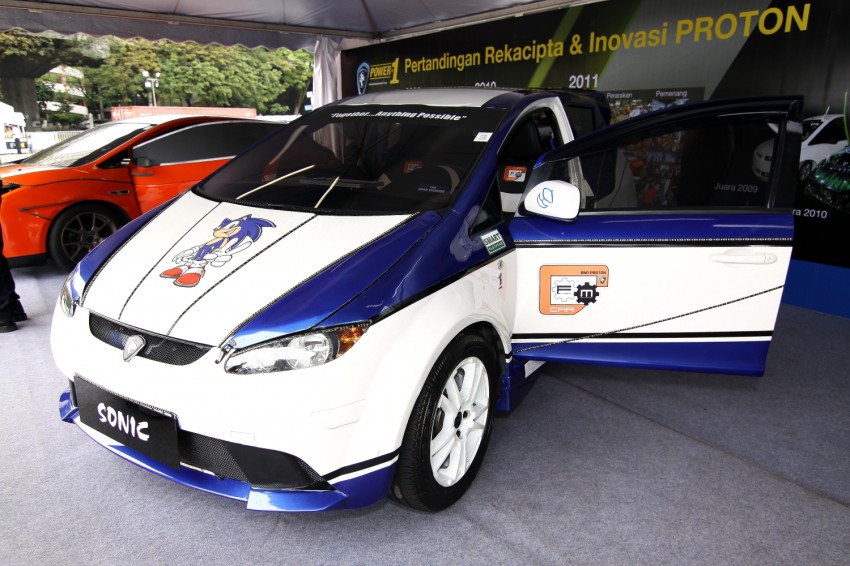 Proton Invention and Innovation cars at Power of 1 event 93238