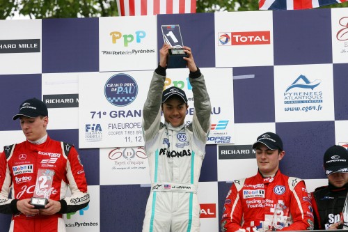Jazeman Jaafar wins his first British F3 race at Pau