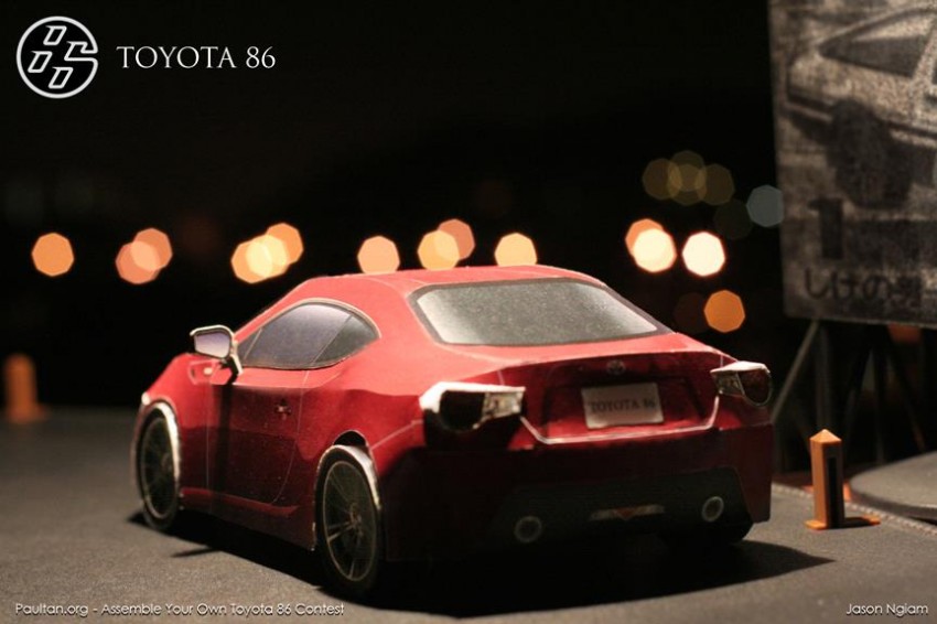 Toyota 86 assembled. Photo taken. Prize will be won. 104263