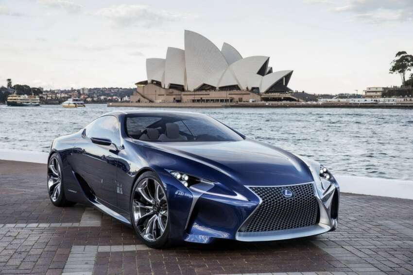 Lexus LF-LC Blue Concept looking great in Sydney 136806