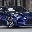 Lexus LF-LC Blue Concept looking great in Sydney