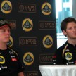 Lotus F1 Team: Kimi Raikkonen and Romain Grosjean at Proton Centre of Excellence, Shah Alam
