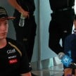 Lotus F1 Team: Kimi Raikkonen and Romain Grosjean at Proton Centre of Excellence, Shah Alam