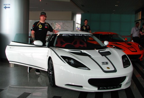 Lotus-F1-Proton-Media-Meet19 Lotus F1 Team: Kimi Raikkonen and Romain Grosjean at Proton Centre of Excellence, Shah Alam