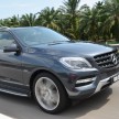 DRIVEN: Mercedes-Benz M-Class ML 350 4MATIC BlueEFFICIENCY previewed – a quick return to KL