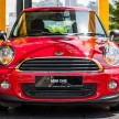 MINI One is back – more kit, price 3k up, RM146,888