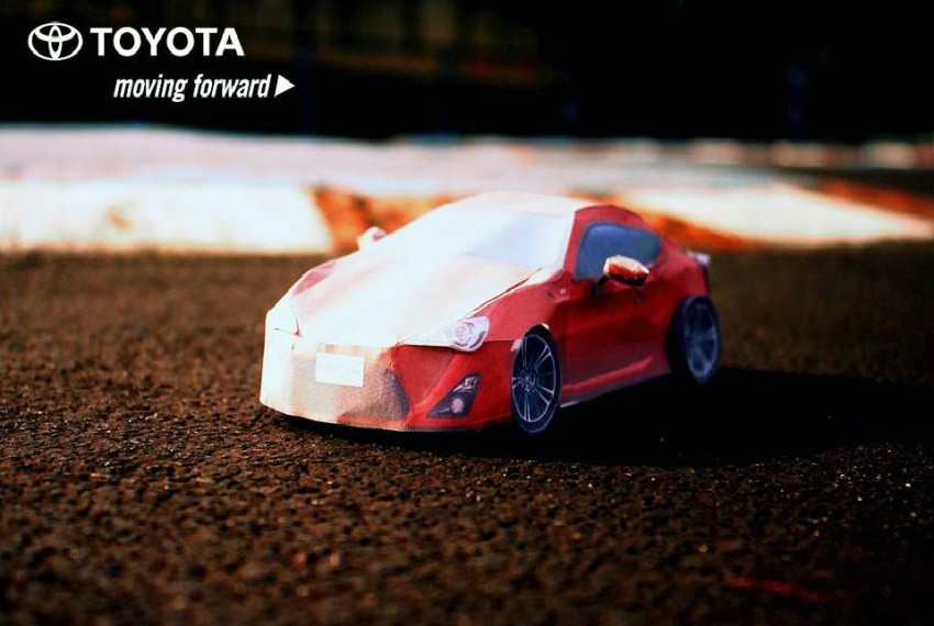 Toyota 86 assembled. Photo taken. Prize will be won. 104275