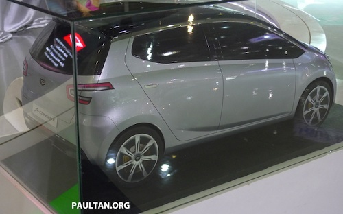 Daihatsu A Concept scale model – is this the new 30km/l concept car for IIMS?