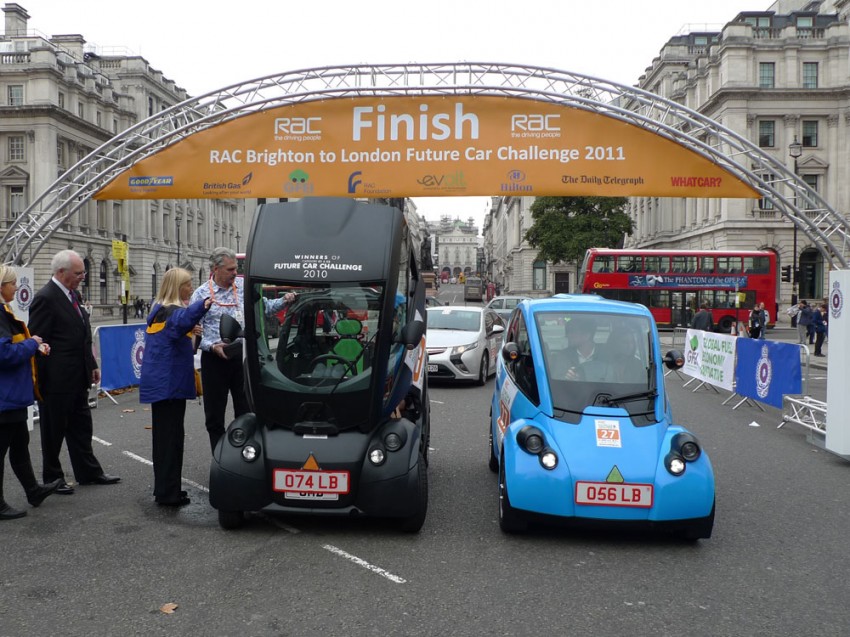 RAC Future Car Challenge Brighton to London: Proton wins two awards, Gordon Murray T.27 is overall winner 87878