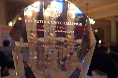 RAC Future Car Challenge Brighton to London: Proton wins two awards, Gordon Murray T.27 is overall winner