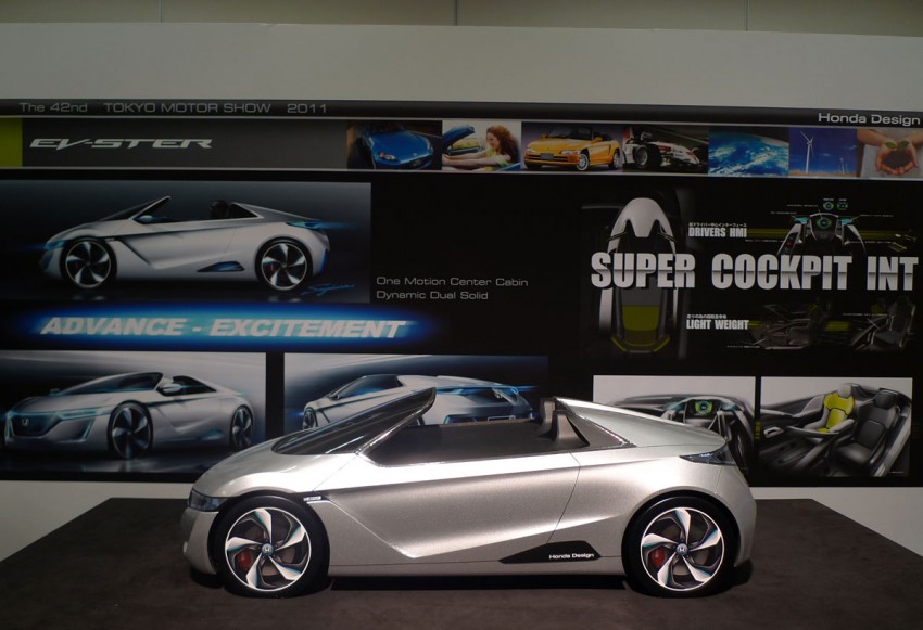 Tokyo 2011: Honda EV-STER previews electric powered, rear-wheel drive, two-seater convertible 78282