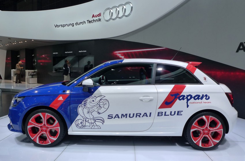 LIVE from Tokyo: Audi A1 Samurai Blue for the footie fans 78611