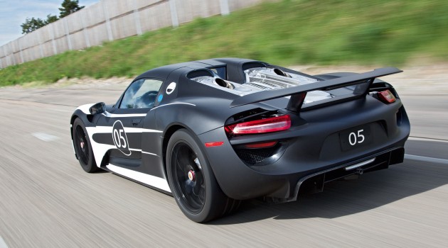 Porsche 918 enters next production phase