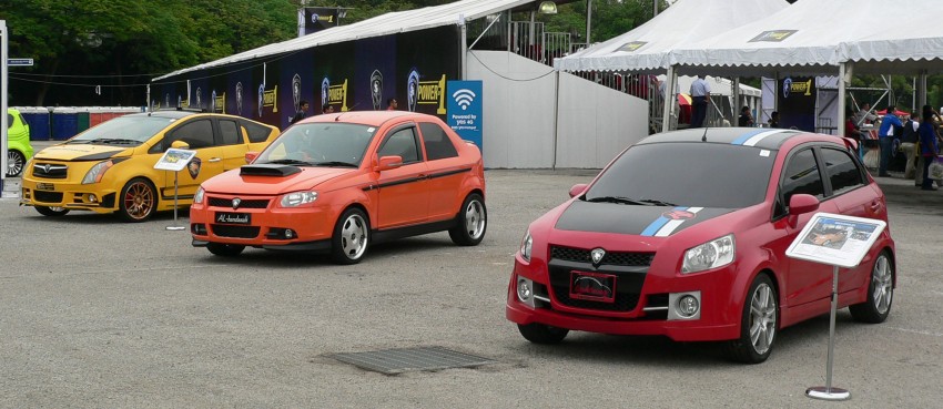 Proton Invention and Innovation cars at Power of 1 event 93290
