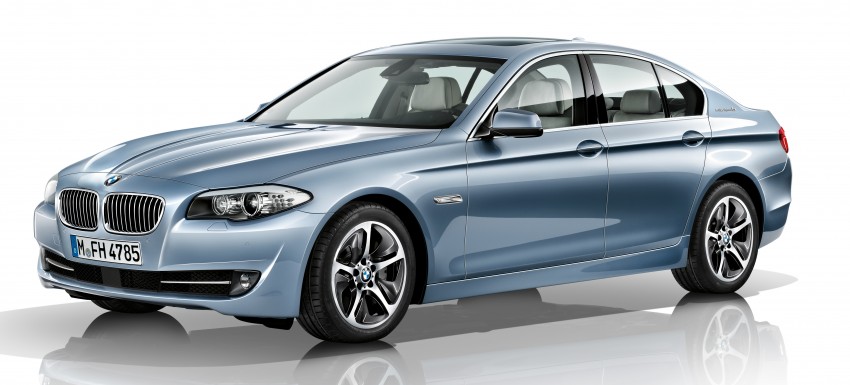 BMW ActiveHybrid 5: inline-6 turbo with an electric motor 70992