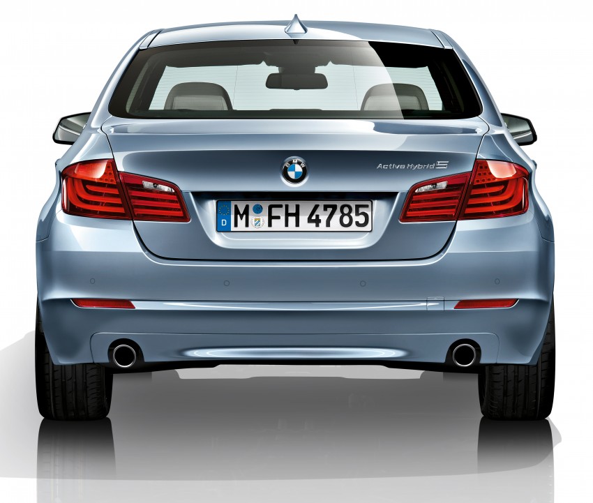 BMW ActiveHybrid 5: inline-6 turbo with an electric motor 70987