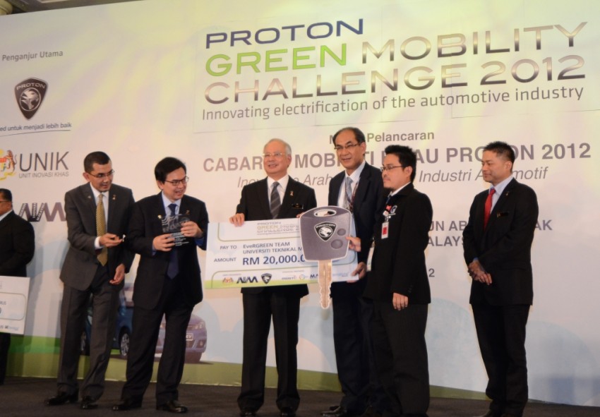 Proton Green Mobility Challenge 2012 – local university students to create their own ‘Saga EV’, finals in October 90616