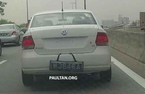 Volkswagen Polo 1.6 Sedan spotted again on LDP