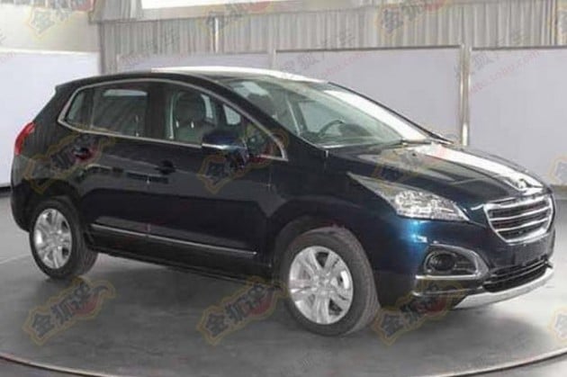 Peugeot 3008 with new face surfaces in China