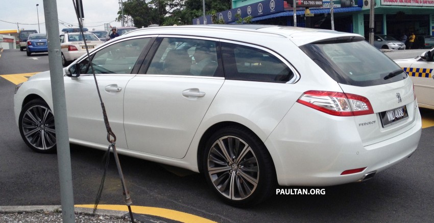 Peugeot 508 GT wagon with Malaysian plates spotted! 87585