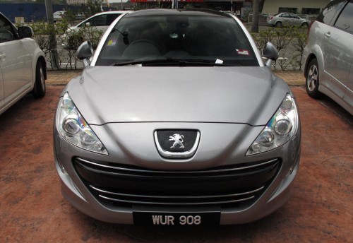Peugeot RCZ – silver example already spotted months ago