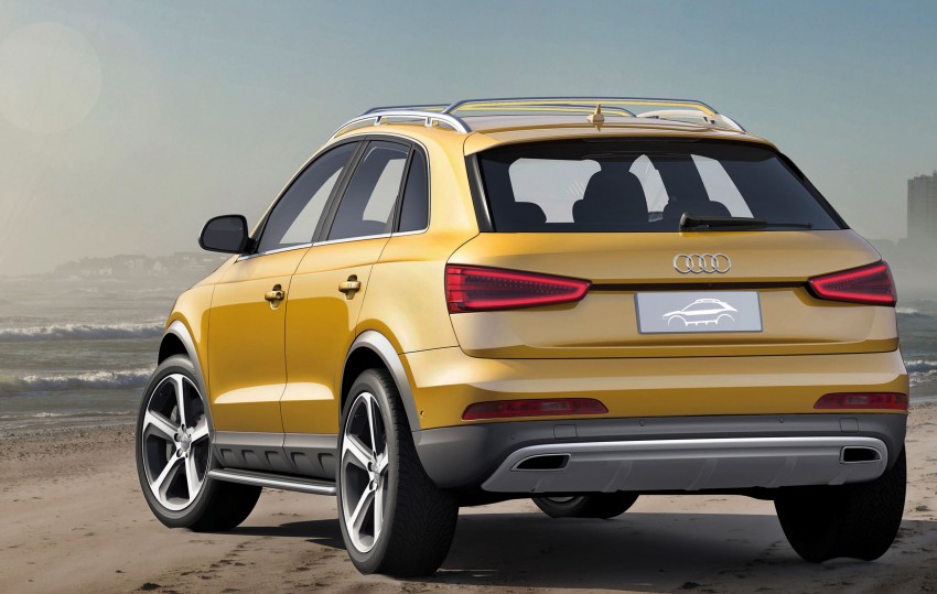 Audi Q3 jinlong yufeng concept SUV rolls out in Beijing 102332